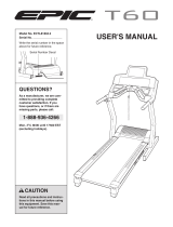 Epic Treadmill ECTL81804.2 User manual