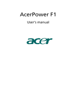 Epson AcerPower F1 User manual
