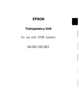 Epson B813022 User manual