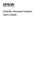 Epson ELPDC06 Document Camera User manual