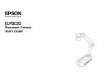 Epson ELPDC20 Document Camera User manual