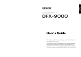 Epson DFX-900 User manual