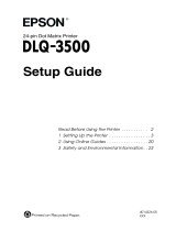 Epson DLQ-3500 User manual