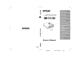 Epson EMP-505 User manual