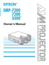 Epson EMP-7300 User manual