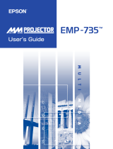 Epson EasyMP EMP-735 User manual