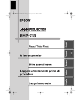 Epson EMP-745 User manual