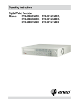 Eneo DTR-6008/750CD User manual