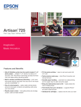 Epson Artisan 725 All-in-One Printer Specification