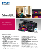 Epson Artisan 800 All-in-One Printer Specification