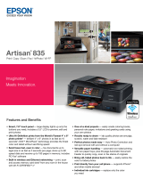 Epson Artisan 835 All-in-One Printer Specification