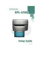 Epson EPL-5700i User Setup Information