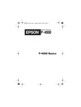 Epson P-4000 User manual