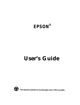Epson Progression 4 User manual