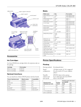 Epson Stylus Color 850 Ink Jet Printer User guide