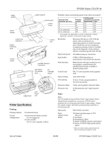 Epson Stylus Color IIs Ink Jet Printer User guide