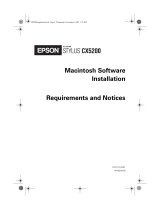 Epson CX5200 Installation Booklet