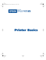 Epson Stylus Photo 825 Ink Jet Printer User manual