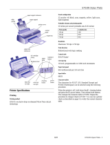 Epson Stylus Photo Ink Jet Printer User guide