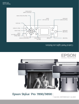 Epson Stylus Pro 9890 Reference guide