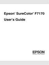 Epson SureColor F7170 User guide