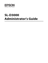 Epson D3000 Operating instructions