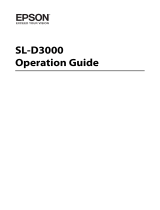 Epson D3000 Operating instructions