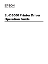 Epson SureLab D3000 Operating instructions