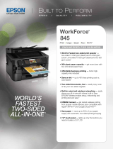 Epson WorkForce 845 All-in-One Printer Specification
