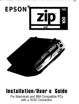 Epson Zip-100M (Mac) User manual