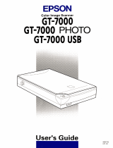 Epson GT-7000 User manual