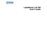 Epson LabelWorks LW-700 User guide