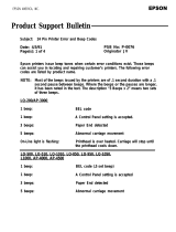 Epson LQ-1000 Product information