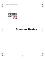 Epson Perfection 610 Scanner User guide