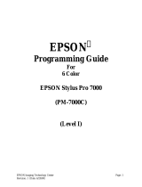 Epson PM-7000C User manual