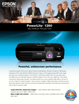 Epson PowerLite 1260 Specification