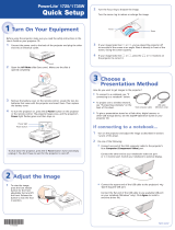 Epson PowerLite 1725 Multimedia Projector Quick setup guide