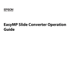 Epson PowerLite Pro G5750WUNL Operating instructions