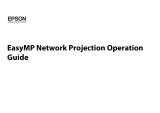 Epson PowerLite 1760W Operating instructions
