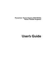 Epson PowerLite 5010e User manual
