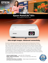 Epson PowerLite 825+ Multimedia Projector Specification