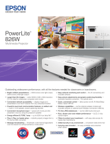 Epson 826W Specification