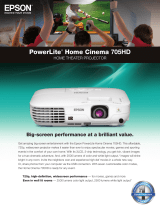 Epson PowerLite Home Cinema 705HD Specification