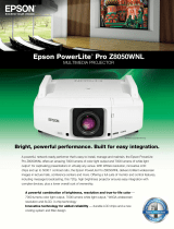 Epson Z8050WNL Specification