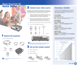 Epson V11H179020 - PowerLite S3 SVGA LCD Projector Quick Setup Manual