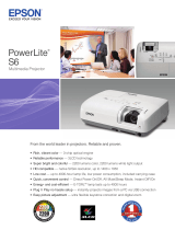 Epson PowerLite S6 Specification