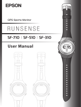 Epson Runsense SF-310 User manual