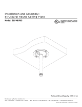 Epson ELPMBP03 Structural Round Ceiling Plate Installation guide