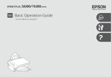 Epson Stylus SX200 series User manual
