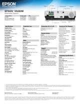 Epson VS350W Specification